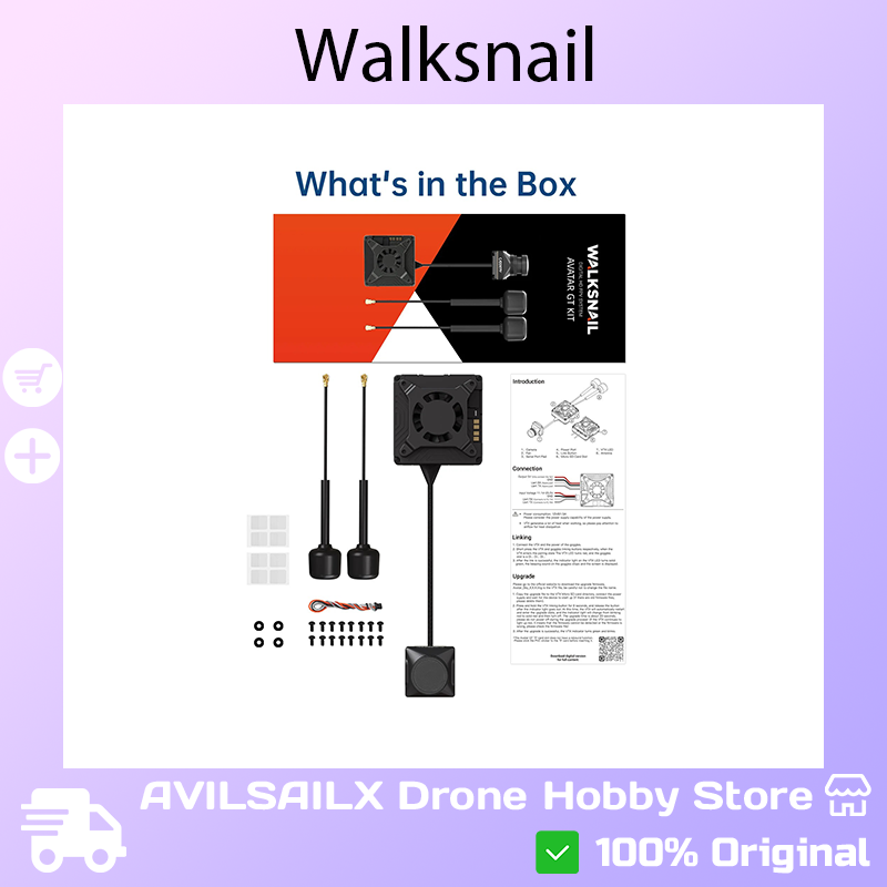 Walksnail Avatar Gt Kit 2W Vtx - 워크스네일 아바타 GT FPV 키트 맥스