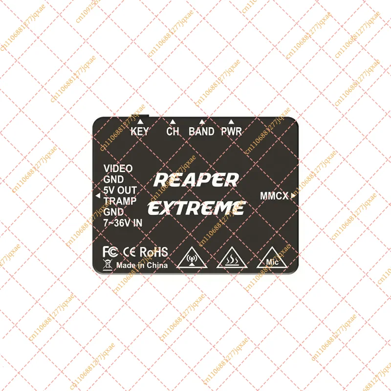 Foxeer Reaper Extreme 2.5W Vtx - Foxeer Reaper Extreme: CNC 열 방출