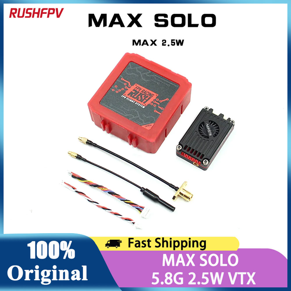 RUSHFPV RUSH MAX SOLO 5.8GHz 2 - Rushfpv Rush Max Solo 5.8G 2.5W Vtx 리뷰 및 가격