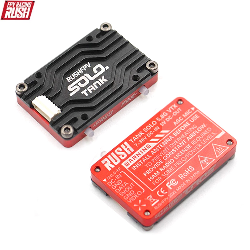 RUSH Solo Tank 5.8G VTX 비디오 트랜 - Foxeer Reaper Extreme 2.5W Vtx 리뷰 및 가격